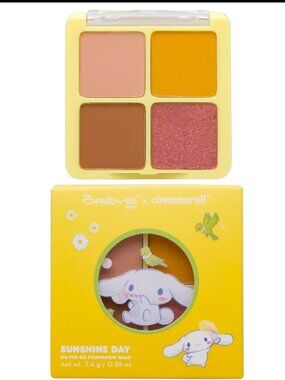 The Crème Shop Cinnamoroll Café Sunshine Quad Eyeshadow